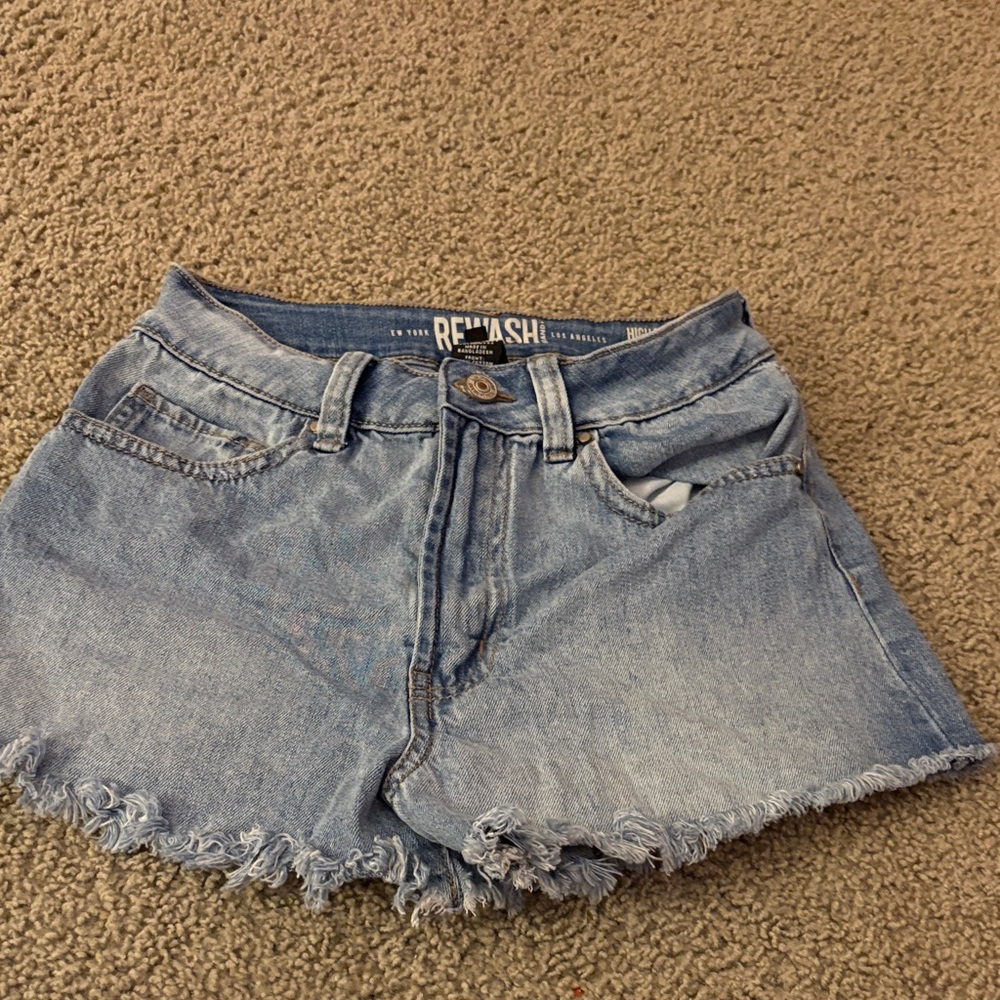 Rewash Women's Light Blue Jean Shorts